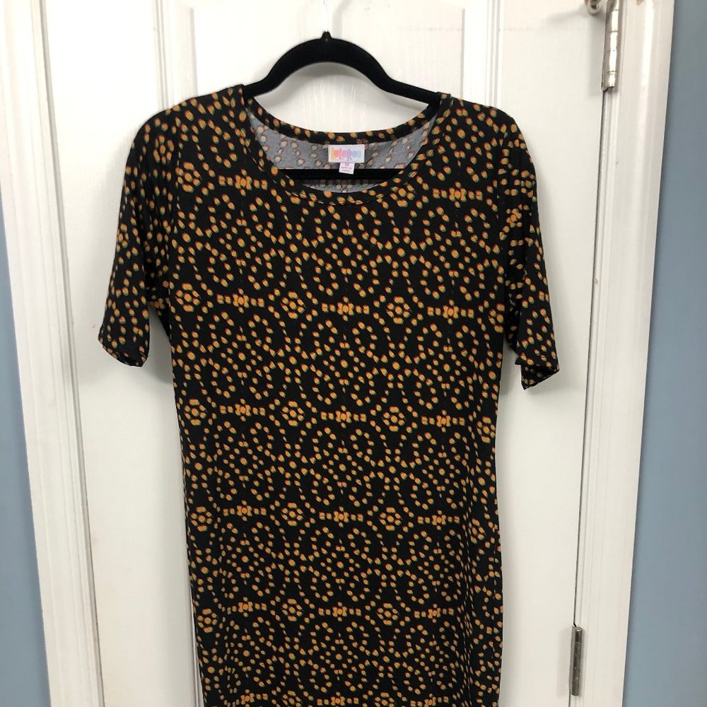 LuLaRoe Julia Sheath Dress.  Used.